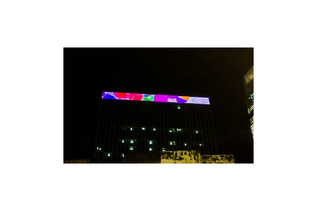 馬來(lái)西亞_1200平米_樓體包圍