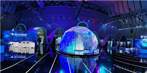 廣東佛山潭洲國際會(huì)展中心52平方米足球透明屏